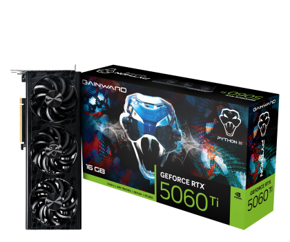 Karta graficzna GAINWARD GeForce RTX 5060 Ti Python III 16GB GDDR7 DLSS4 NE7506T019T1-GB2061T